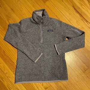 Purple Patagonia quarter zip